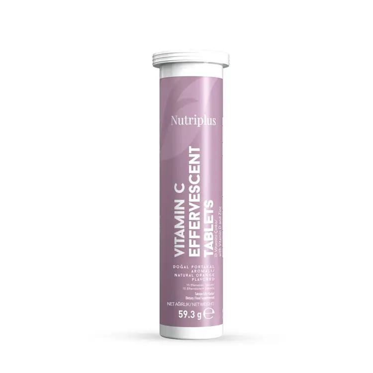 image of Nutriplus Vitamin C Efervesan Tablet 15 Adet
