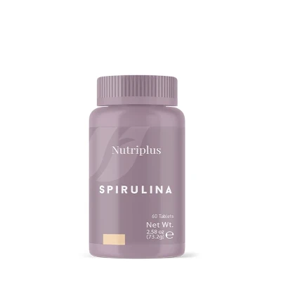 image of Nutriplus Spirulina Mavi-Yeşil Alg 60 Kapsül