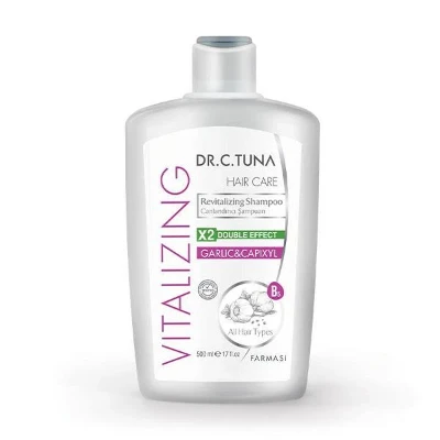 image of Dr. C. Tuna Vitalizing Sarımsak & Capixyl Koparak Dökülen Saçlar İçin Canlandırıcı Şampuan 500 ml