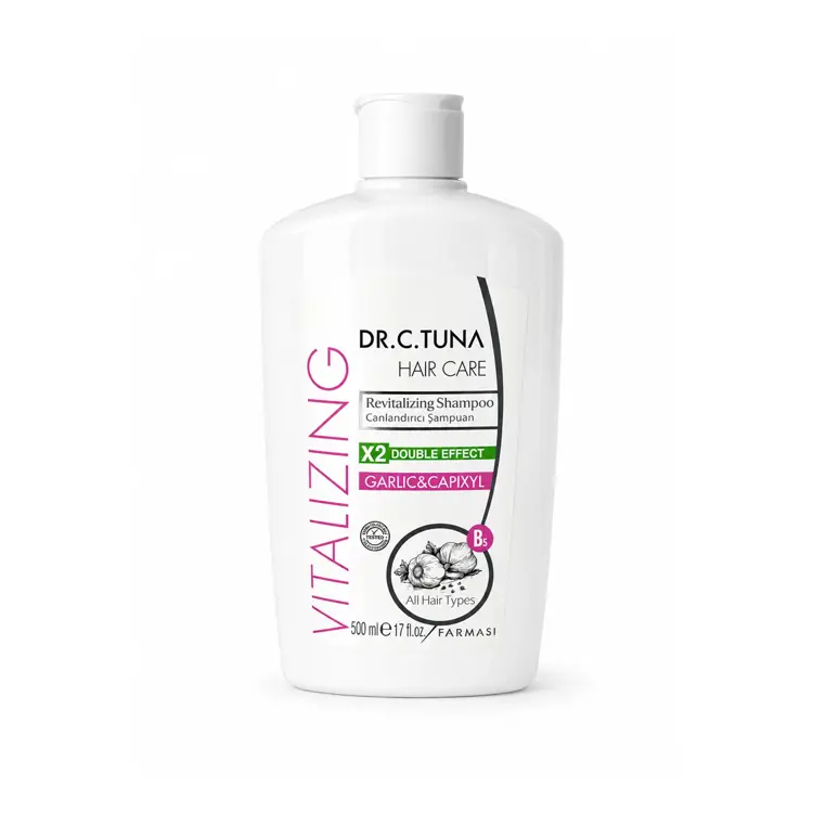 image of Dr. C. Tuna Vitalizing Sarımsak & Capixyl Koparak Dökülen Saçlar İçin Canlandırıcı Şampuan 500 ml