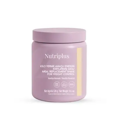 image of Nutriplus Vanilya Aromalı Kilo Verme Amaçlı Enerjisi Kısıtlanmış Gıda - 520 gr
