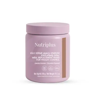 image of Nutriplus Çikolata Aromalı Kilo Verme Amaçlı Enerjisi Kısıtlanmış Gıda - 540 gr