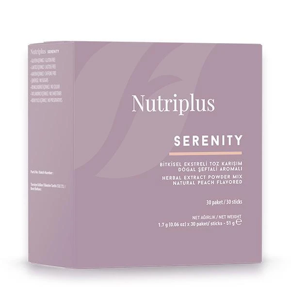 image of Nutriplus Serenity Şeftali Aromalı Çay 30 Adet