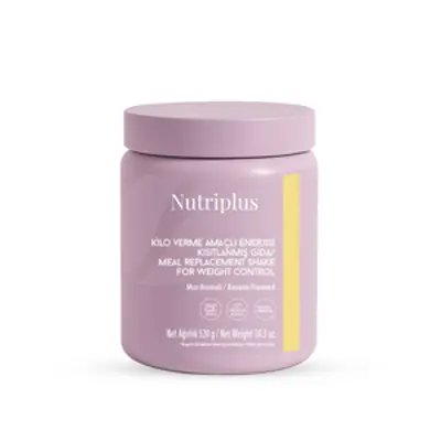 image of Nutriplus Muz Aromalı Kilo Verme Amaçlı Enerjisi Kısıtlanmış Gıda - 520 gr