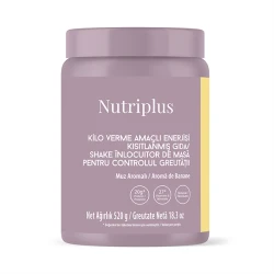 image of Nutriplus Kilo Verme Amaçlı Enerjısı Kısıtlanmış Gıda Muz Aromalı 520 G