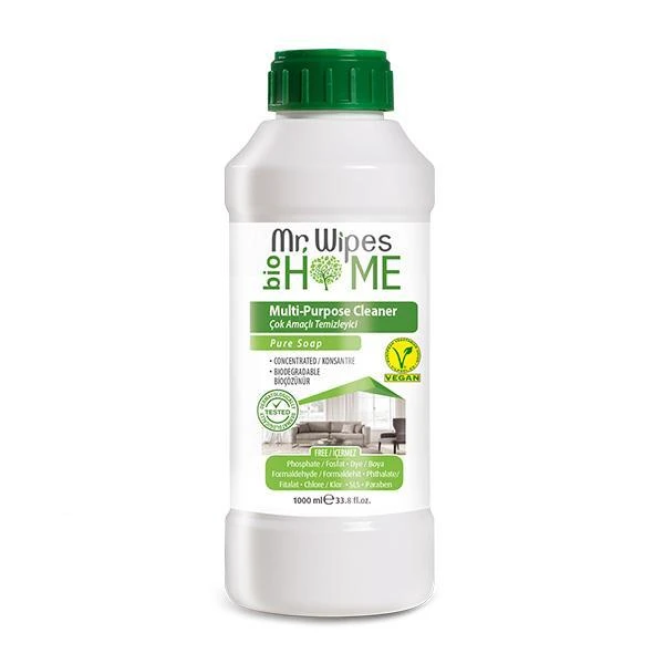 image of Mr. Wipes Konsantre Çok Amaçlı Temizleyici Saf Sabun Kokulu 1000 ml