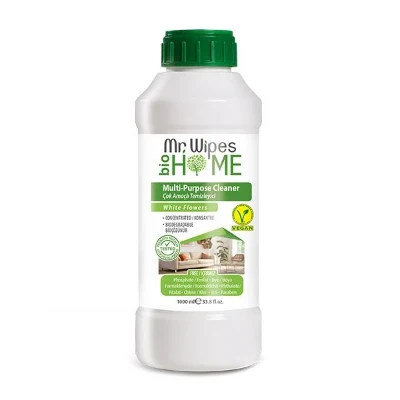 image of Mr. Wipes Konsantre Çok Amaçlı Temizleyici Beyaz Çıçek Kokulu 1000 ml