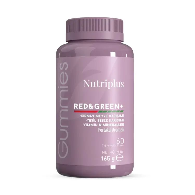 image of Nutriplus Red & Green Mix Gummy 60 Adet