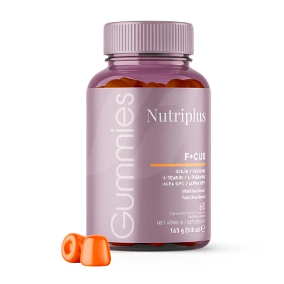 image of Nutriplus Focus Gummy Şeftali Aromalı 60 Adet