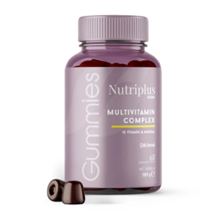 image of Nutriplus Çilek Aromalı Çocuklar İçin Multivitamin 60 Adet