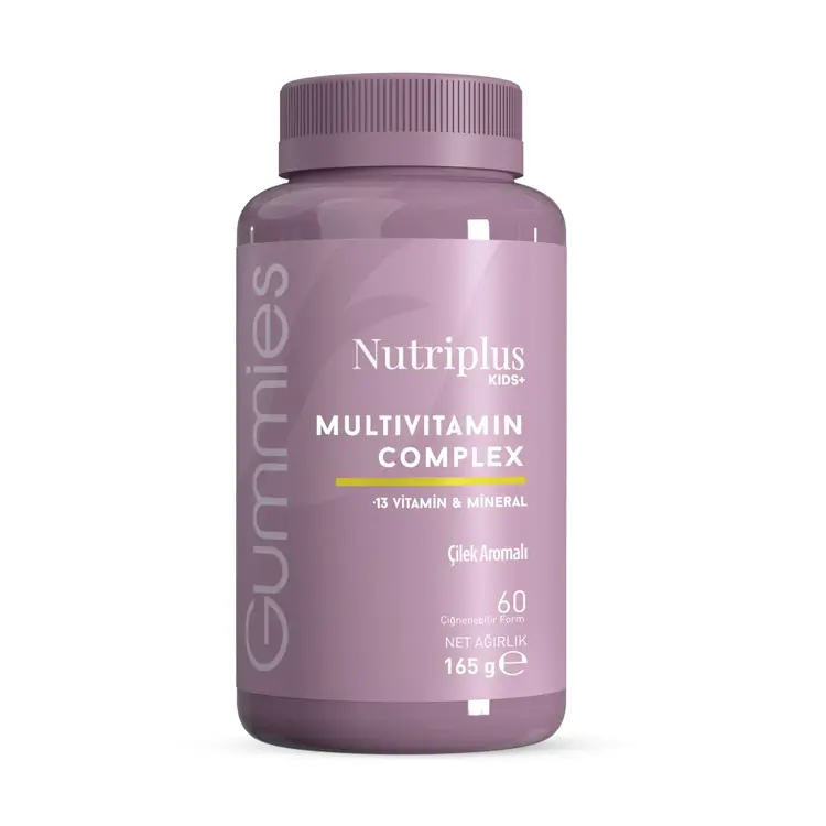 image of Nutriplus Çilek Aromalı Çocuklar İçin Multivitamin 60 Adet