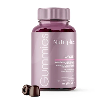 image of Nutriplus Cycle+ Gummy Çilek & Lime Aromalı 60 Adet