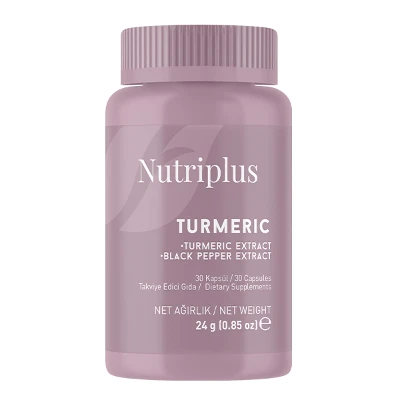 image of Nutriplus Zerdeçal Ekstresi Curcumin 30 Kapsül