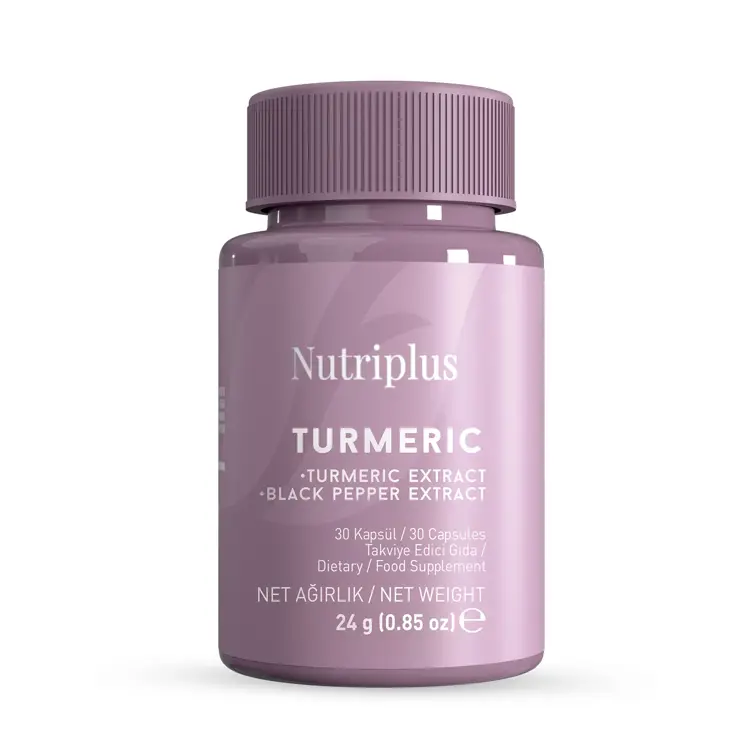 image of Nutriplus Zerdeçal Ekstresi Curcumin 30 Kapsül