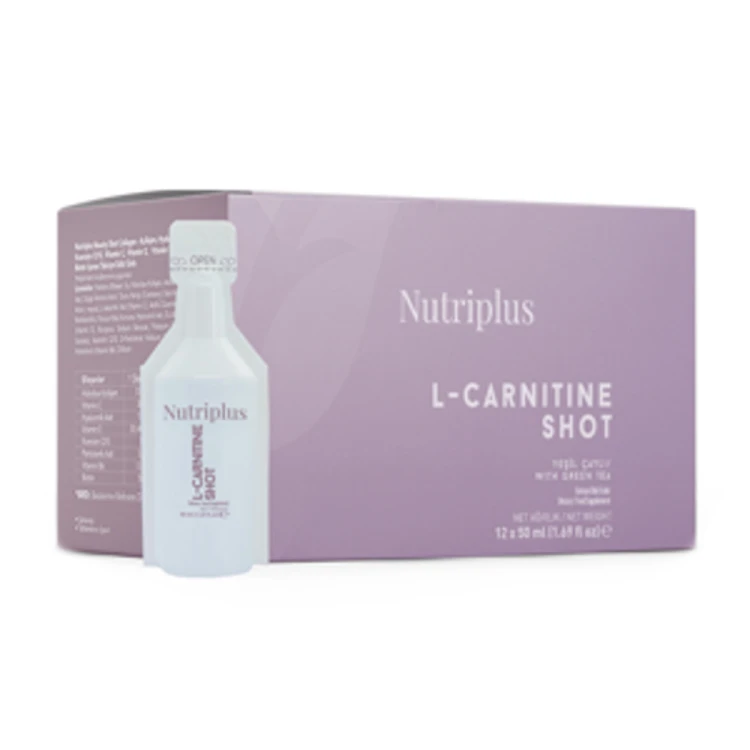 image of Nutriplus L-Carnitine  Shot 12’li Flakon
