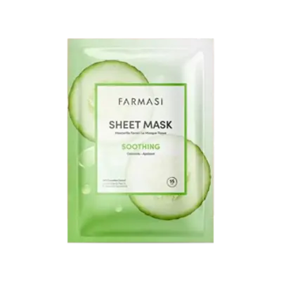 image of 5'li Soothing Salatalıklı Kağıt Maske 28 gr