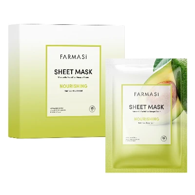 image of 5'li Nourishing Avokadolu Kağıt Maske 28 gr