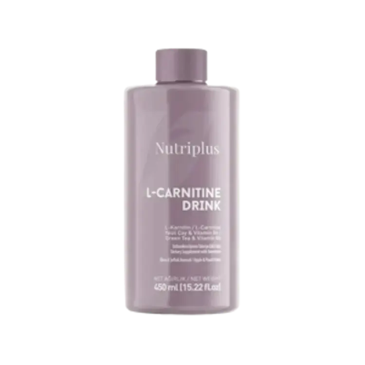 image of Nutriplus L-Karnitin Elma & Şeftali Aromalı Takviye Edici Gıda 450 ml