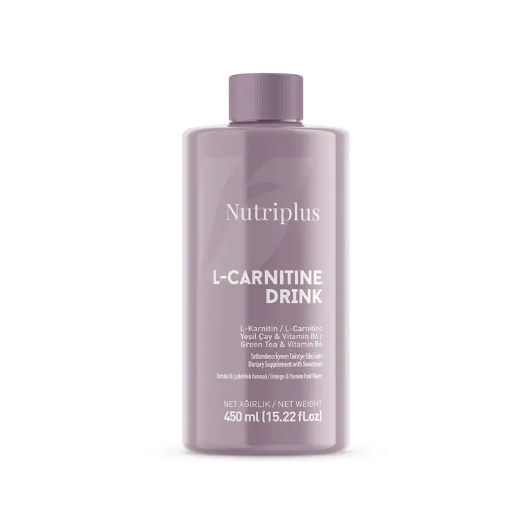 image of Nutriplus L-Karnitin Portakal & Çarkıfelek Meyvesi 450 ml