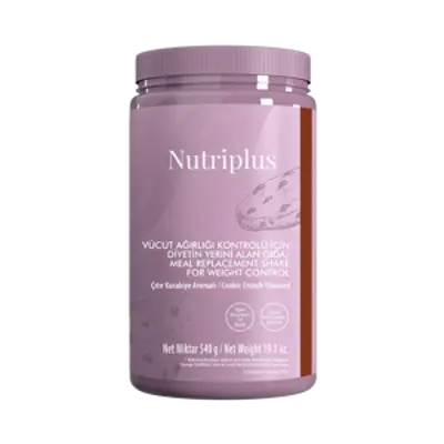 image of Nutriplus Çıtır Kurabiye Aromalı Kilo Verme Amaçlı Enerjisi Kısıtlanmış Gıda - 540 gr