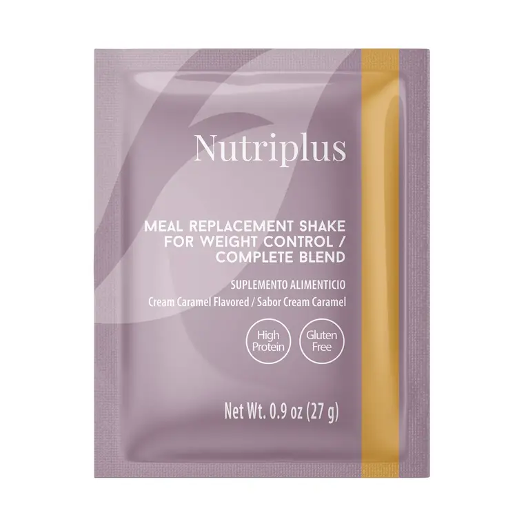 image of Nutriplus Krem Karamel Aromalı Kilo Verme Amaçlı Enerjisi Kısıtlanmış Gıda Sachet - 27 gr