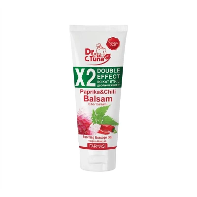 image of Dr. C. Tuna İki Kat Etkili Biberli Masaj Jeli 250 ml