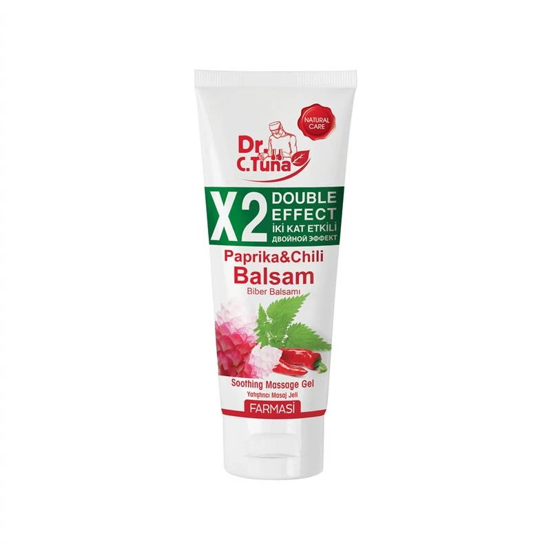 image of Dr. C. Tuna İki Kat Etkili Biberli Masaj Jeli 250 ml