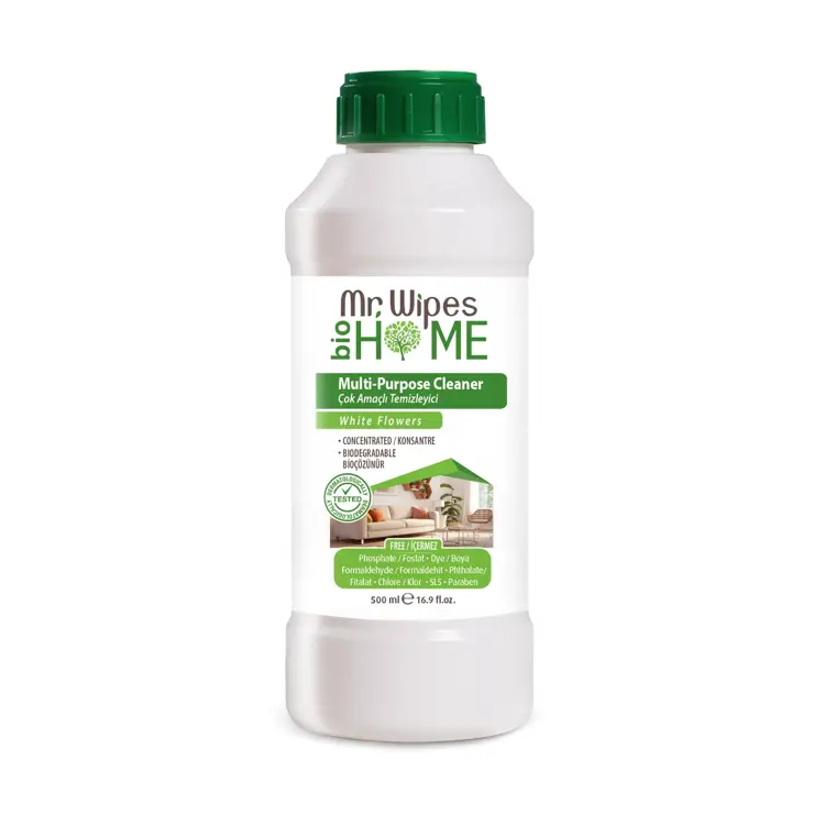 image of Mr. Wipes Konsantre Çok Amaçlı Temizleyici Beyaz Çiçek Kokulu 500 ml