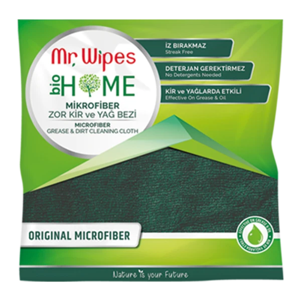 image of Mr. Wipes Mikrofiber Zor Kir Ve Yağ Bezi 40 x 40 cm