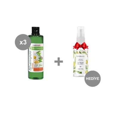 image of 3'lü Botanics Herbal Mix Şampuan 500 ml