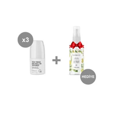 image of 3'lü Invisible Anti-Perspirant Erkek Deo Roll On 50 ml