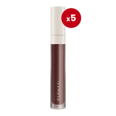 image of 5'li Mat Likit Ruj Chocolate 218