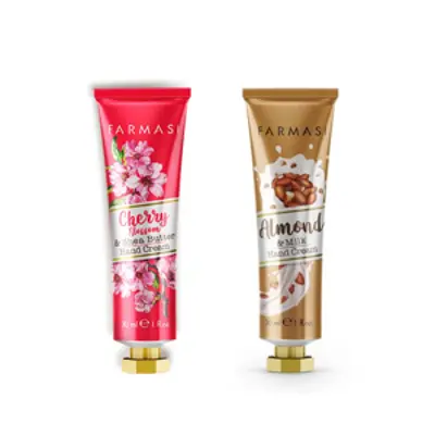 image of Kiraz Çiçeği & Shea Yağı El Kremi 30 ml & Bademli Sütlü El Kremi 30ml